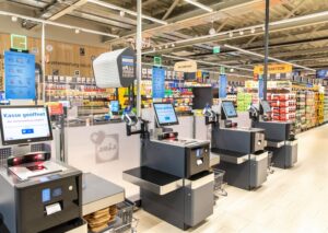 La caisse-enregistreuse : en solution libre-service